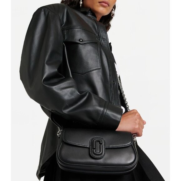 Marc Jacobs The Clover Shoulder Bag Black - Picture 8 of 16